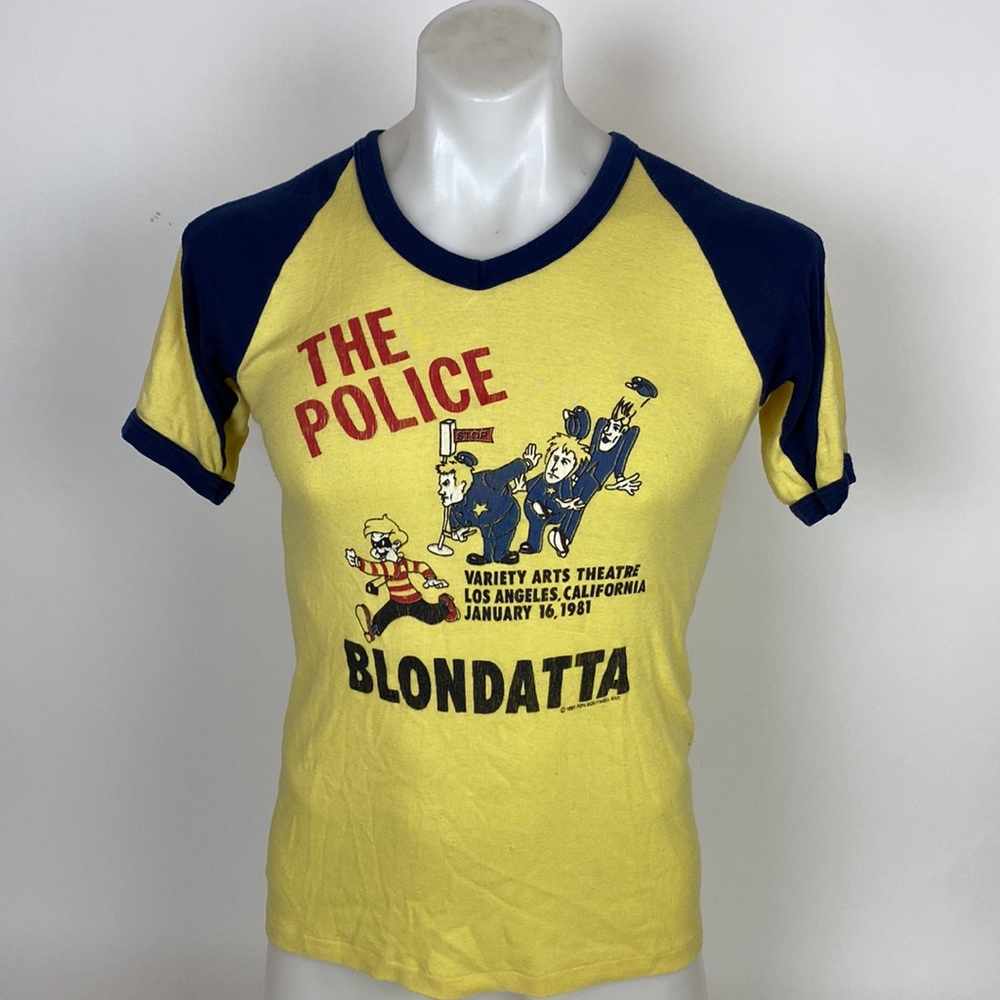 The Police Variety Arts Theater Los Angeles California Jan 16,1981 Women’s Tee L